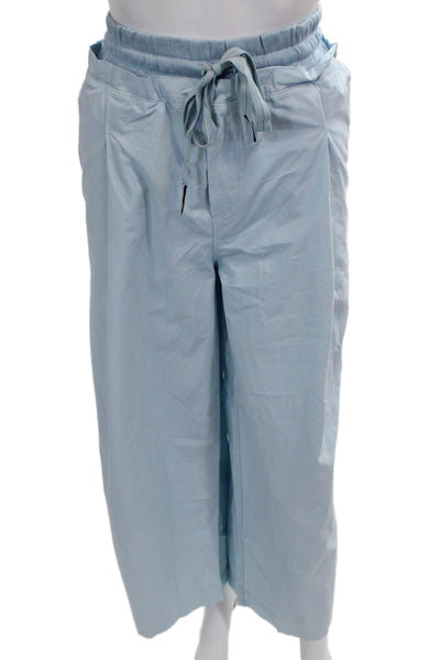 Stateside Women Sweatpants Blue Cotton Drawstring Size S