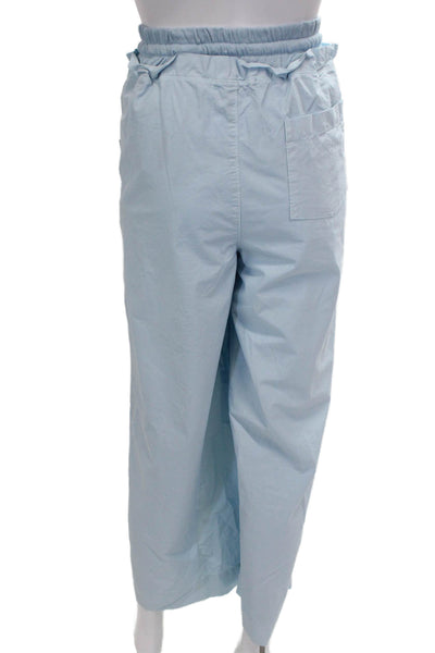 Stateside Women Sweatpants Blue Cotton Drawstring Size S