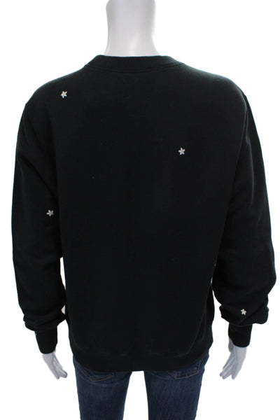 Aime Leon Dore Unisex Adults Pullover Black Cotton Crewneck Long Sleeve Size XS