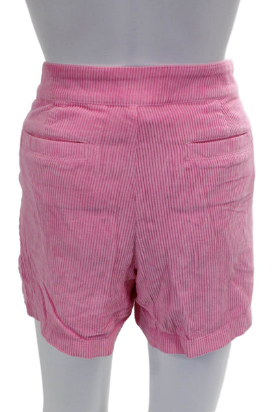 J Crew Women Pink Cotton Solid Shorts Size 10