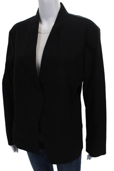 Nic + Zoe Women Black Basic Jacket Long Sleeve Rayon Size XL