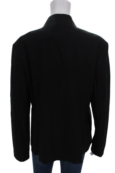 Nic + Zoe Women Black Basic Jacket Long Sleeve Rayon Size XL