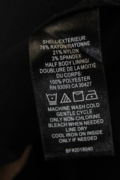 Nic + Zoe Women Black Basic Jacket Long Sleeve Rayon Size XL