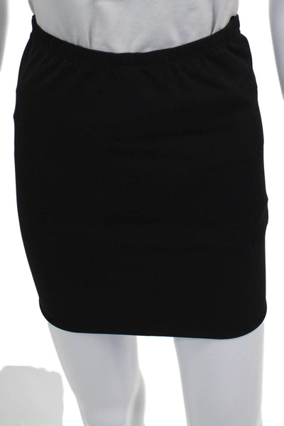 Black Halo Women Off Shoulder Sleeveless Black Polyamide Set Size M