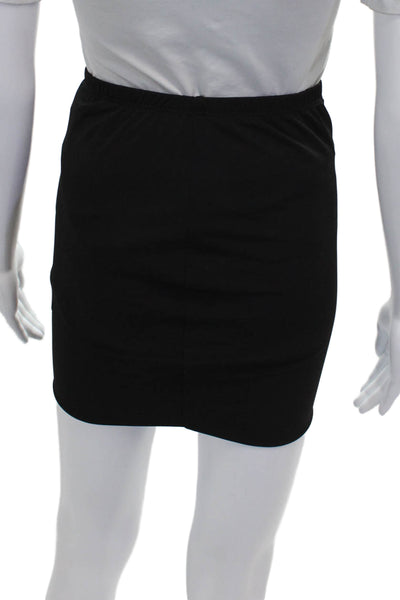 Black Halo Women Off Shoulder Sleeveless Black Polyamide Set Size M