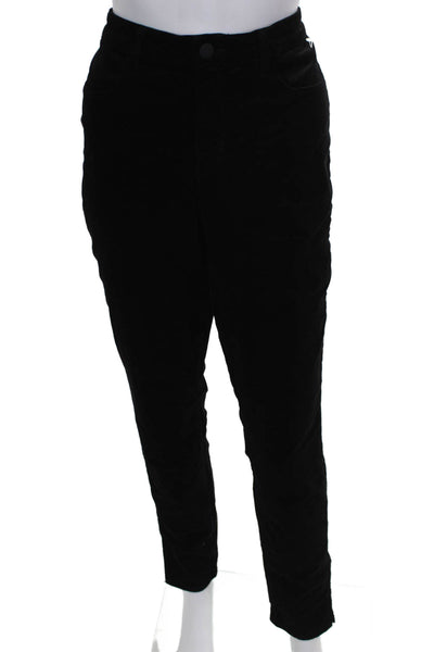 L'Agence Womens Skinny Black Cotton Blend Pants Size 30