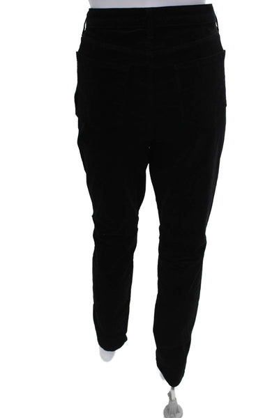 L'Agence Womens Skinny Black Cotton Blend Pants Size 30
