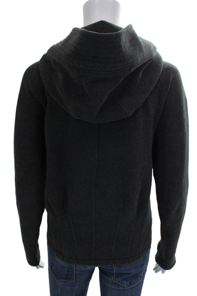 Lululemon Womens Gray Track Jacket Zip Closure Size 4