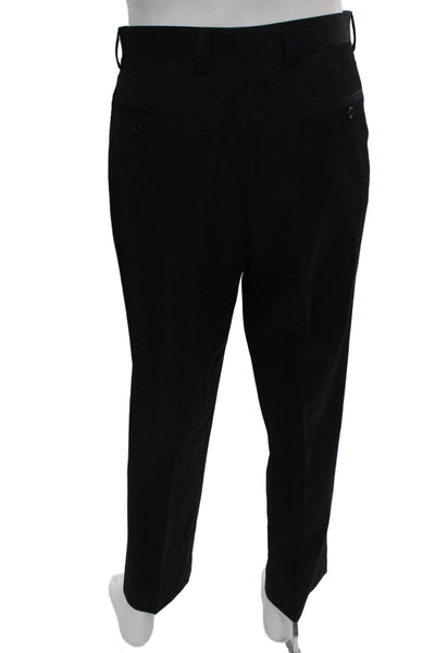 Calvin Klein Mens Dress Pants Black Polyester Size 34