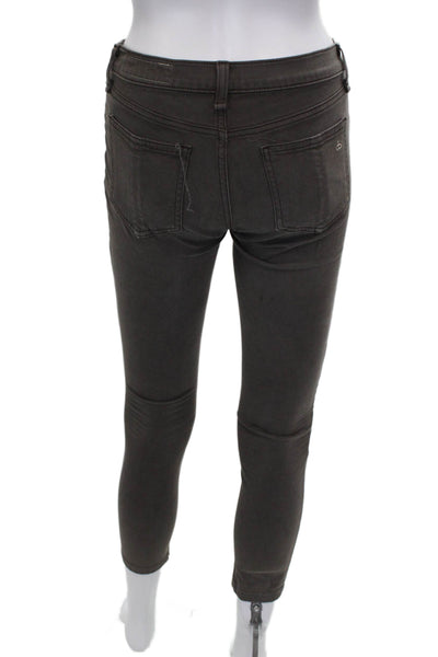 Rag & Bone Jean Womens Skinny Jeans Gray Size 26