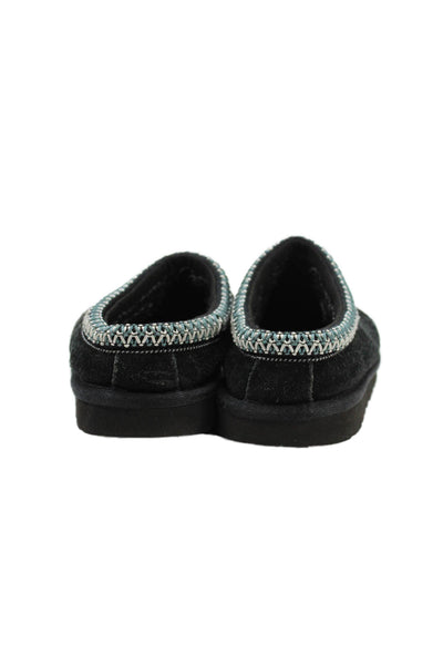 Ugg Unisex Kids Sheepskin Slip On Slippers Black Size 4