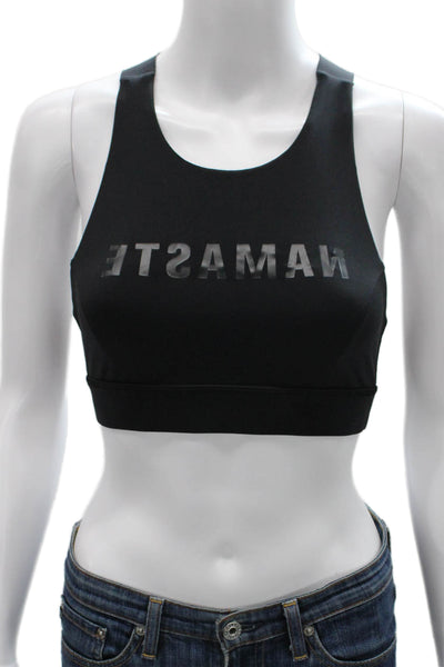 Lululemon Womens Racerback Sleeveless Sports Bra Black Size 6