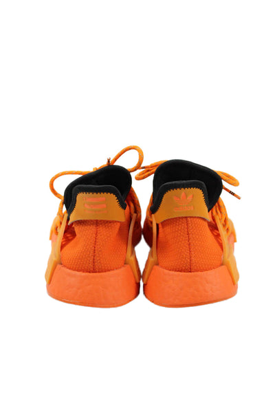 Adidas X Pharrell Williams Mens Lace Up Uluntu Sneakers Orange Size 6.5