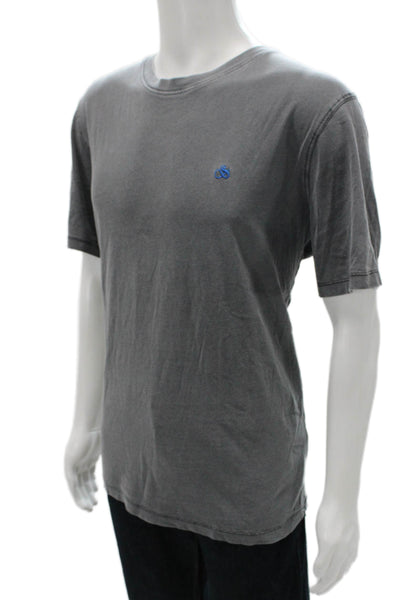 Scotch & Soda Mens Gray Cotton Crew Neck Short Sleeve T-Shirt Size XL