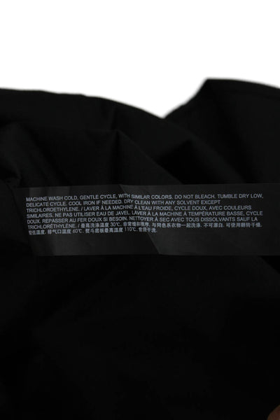 Theory Mens Black Collared Long Sleeve Button-Up Shirt Cotton Blend Size 2XL