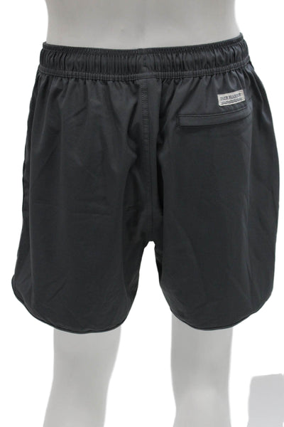 Fair Harbor Mens Gray Solid Polyester Shorts Size XL