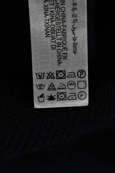 Zara Women Blue Wool Turtleneck Pullover Sweater Long Sleeve Size S