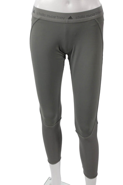 Adidas by Stella McCartney Women Cropped Gray Leggings Size S