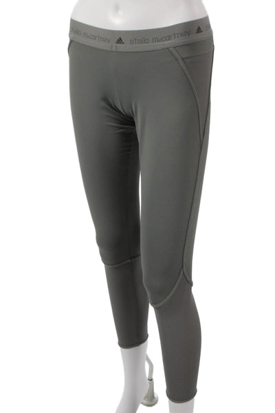 Adidas by Stella McCartney Women Cropped Gray Leggings Size S
