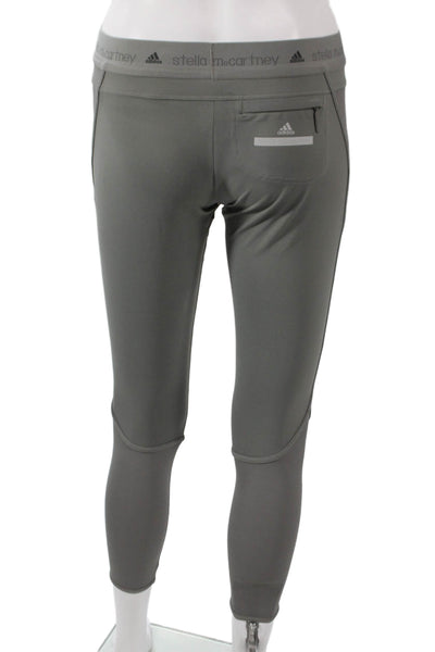 Adidas by Stella McCartney Women Cropped Gray Leggings Size S