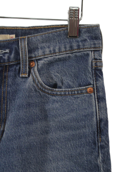 Levis Women Slim Jeans Blue Cotton Blend Size 26