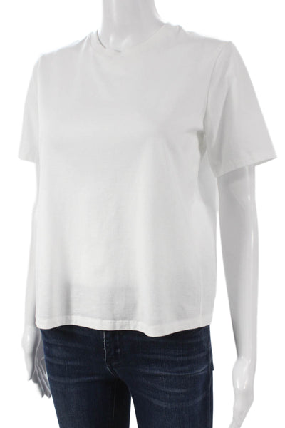 Skims Womens Basic White Crew Neck Short Sleeve T-Shirt Size XS