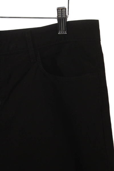 L'Agence Womens Jogger Pants Black Cotton Zip Size 30
