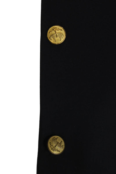 Brooks Brothers Mens Black Wool Blazer Button Size 48