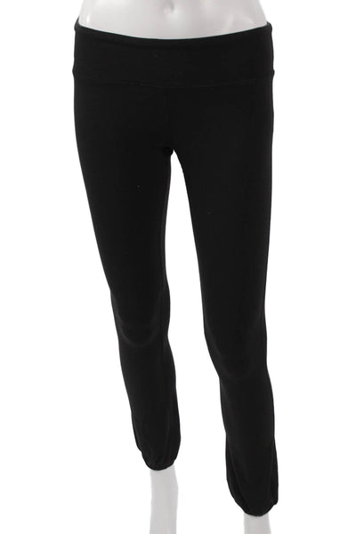 Splits59 Womens Leggings Black Nylon Pull On Size S