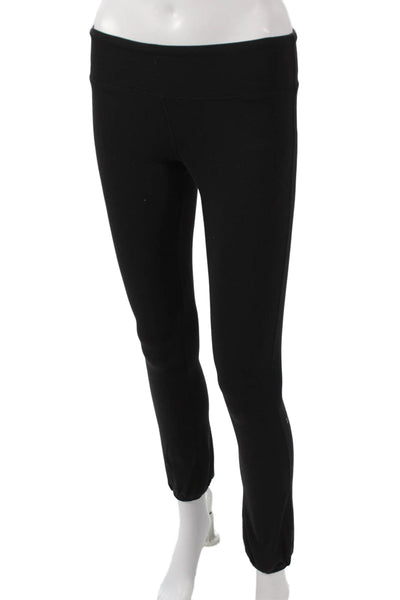 Splits59 Womens Leggings Black Nylon Pull On Size S