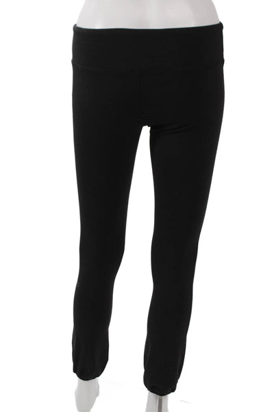 Splits59 Womens Leggings Black Nylon Pull On Size S