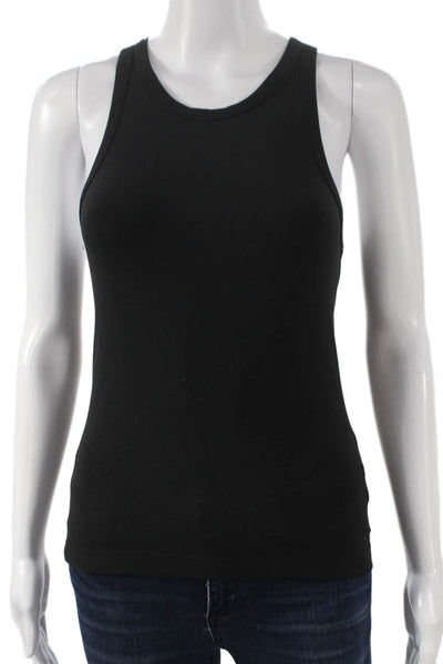 Lululemon Women Basic Sleeveless Tank Black Nylon Round Neck Size S