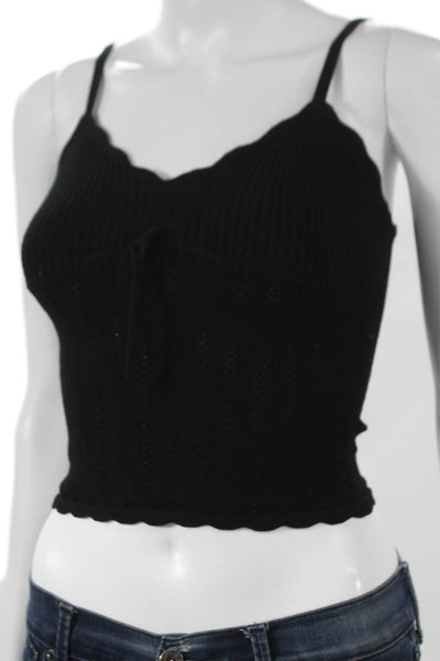 Wilfred Womens Black Cotton Sweetheart Camisole Sleeveless Summer Size XS