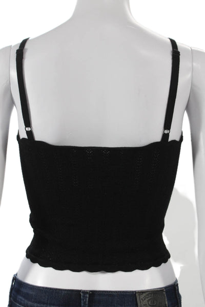 Wilfred Womens Black Cotton Sweetheart Camisole Sleeveless Summer Size XS