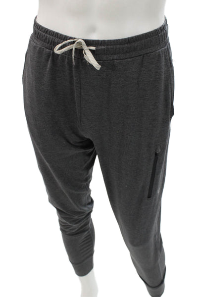 Vuori Mens Jogger Pants Gray Drawstring Nylon Size XS