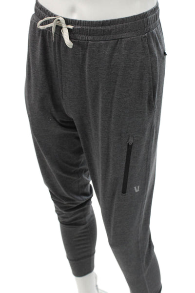 Vuori Mens Jogger Pants Gray Drawstring Nylon Size XS