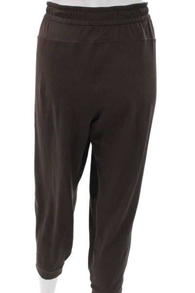 Lululemon Women Brown Nylon Jogger Pants Drawstring Size M