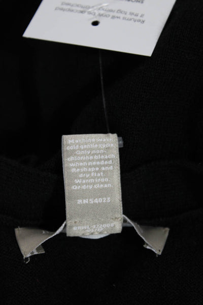 Banana Republic Women Cardigan Black V-Neck Long Sleeve Polyester Size M