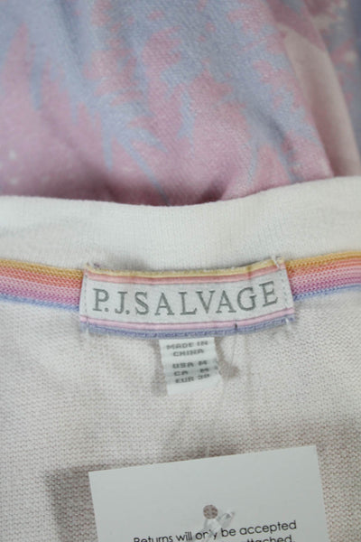 PJ Salvage Womens Pullover Ombre Multicolor Polyester Crew Neck Size M
