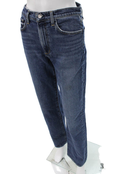 Joes Mens Straight Jeans Blue Cotton Blend High Rise Button Size 27