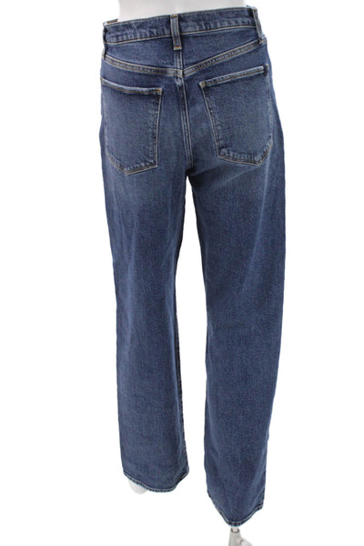 Joes Mens Straight Jeans Blue Cotton Blend High Rise Button Size 27