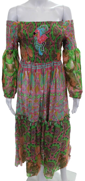 Antica Sartoria By Giacomo Cinque Women Maxi Floral Dress Size One Size