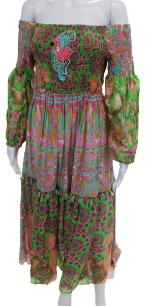 Antica Sartoria By Giacomo Cinque Women Maxi Floral Dress Size One Size