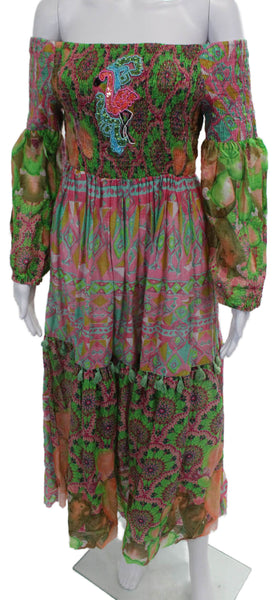 Antica Sartoria By Giacomo Cinque Women Maxi Floral Dress Size One Size