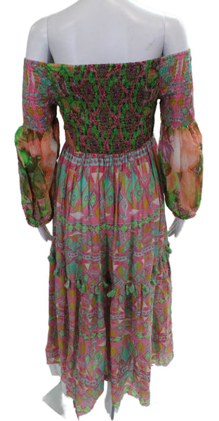 Antica Sartoria By Giacomo Cinque Women Maxi Floral Dress Size One Size