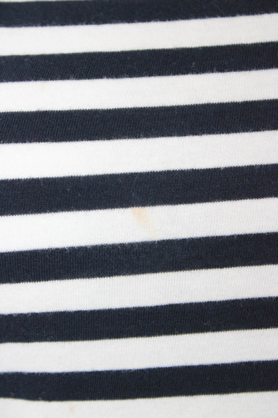 Derek Lam 10 Crosby Womens Striped Blue Sleeveless Tank Size XS