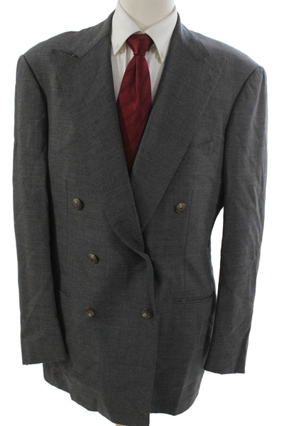 Polo Ralph Lauren Mens Jacket Gray Polyester Blend Size 40
