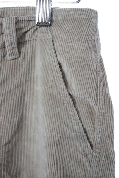 Banana Republic Women Beige Cotton Jogger Pants Petite Size 4