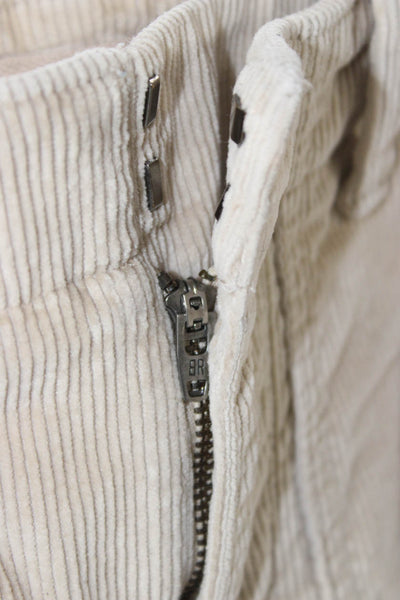 Banana Republic Women Beige Cotton Jogger Pants Petite Size 4