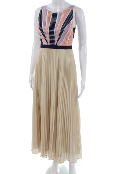 Maeve Anthropologie Women Maxi Dress Multicolor Striped Sleeveless Size 2